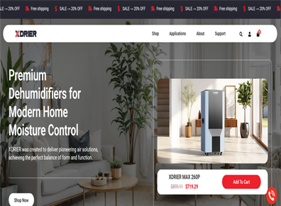 Screenshot of  web app
